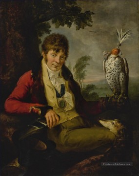 portrait Tableau Peinture - PORTRAIT du COLONEL THOMAS THORNTON Philip Reinagle